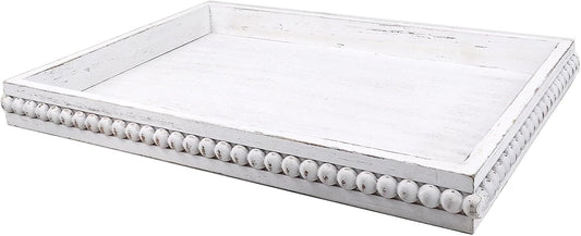 Wood Decorative Coffee Table Serving Tray for Home Decor