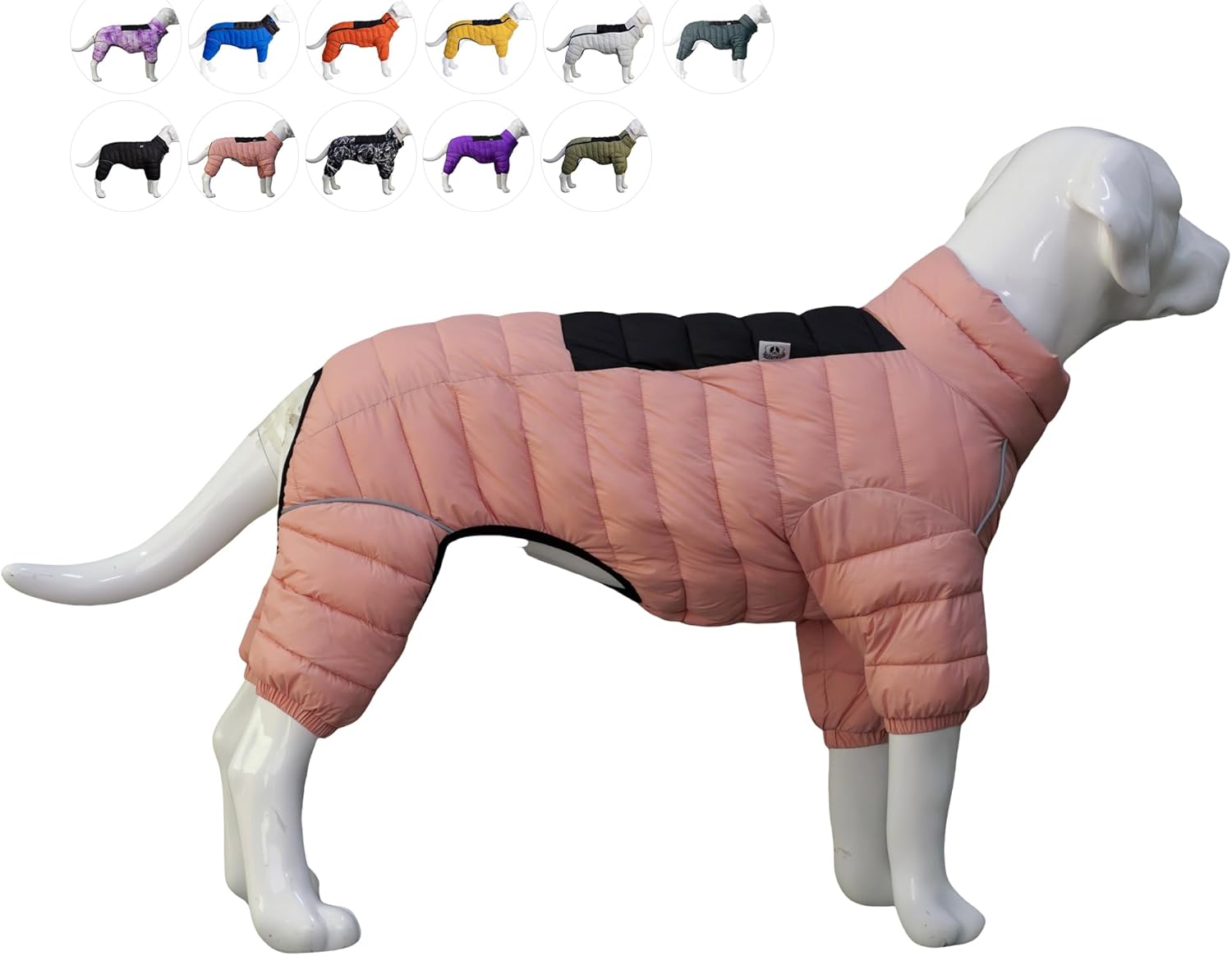 Lovelonglong Dog Coat - Waterproof Windproof Warm Jacket for Dogs