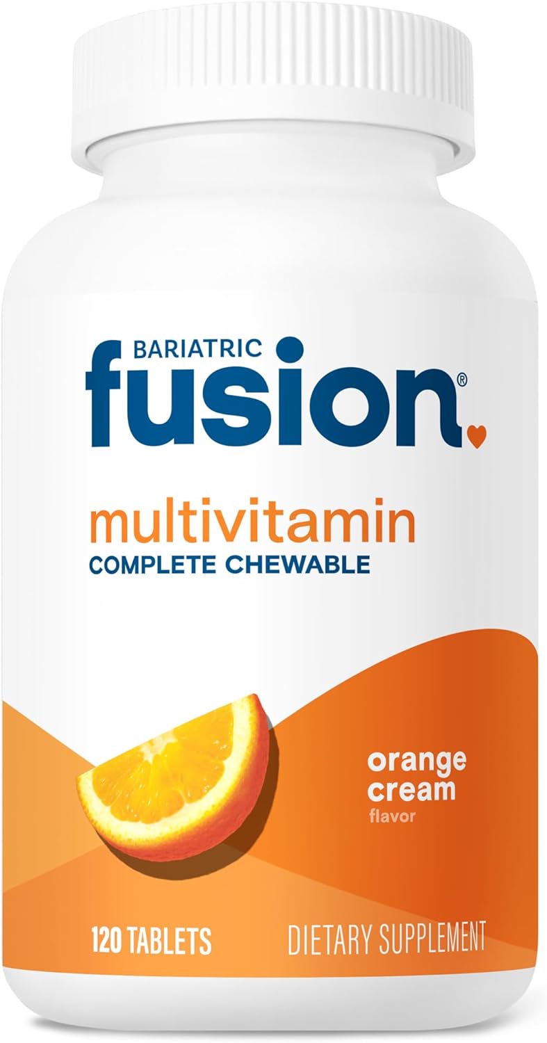Bariatric Fusion Orange Cream Chewable Multivitamin for Surgery