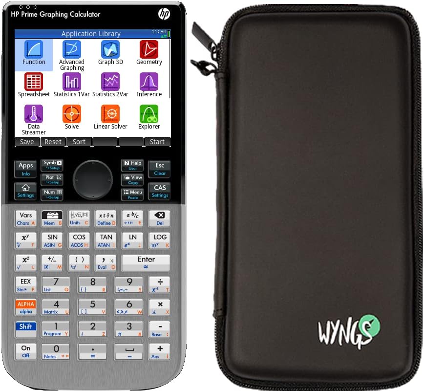 HP Prime Scientific Graphing Calculator with Protective Case