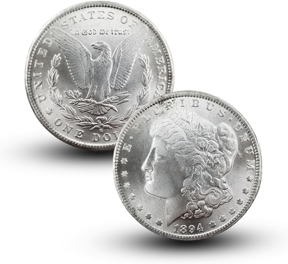 Antique 1894 S Morgan Silver Dollar Coins for Collectors