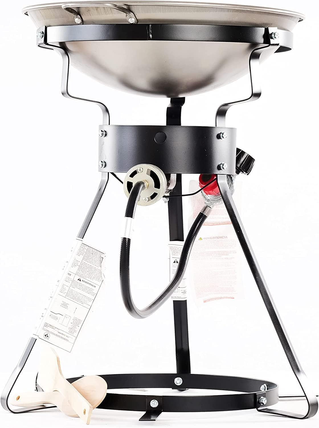 King Kooker Portable Propane Outdoor Cooker with Steel Wok