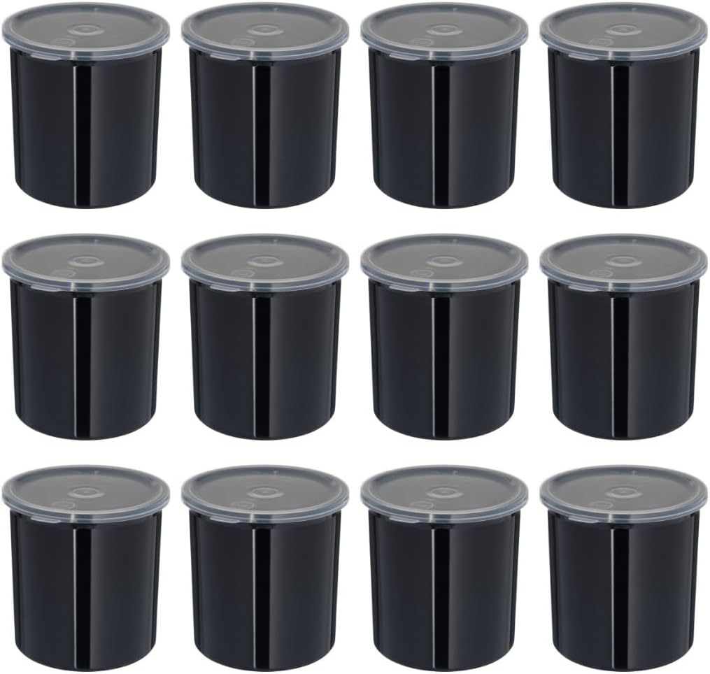 Classic Round Storage Container Crock with Lid for Food Storage