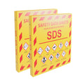 SDS Binder 2 Pack 1.5 in 3 Ring - OSHA 2024 Compliant