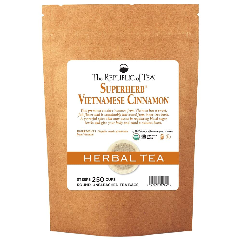 Organic Vietnamese Cinnamon Herbal Tea for Wellness Boost
