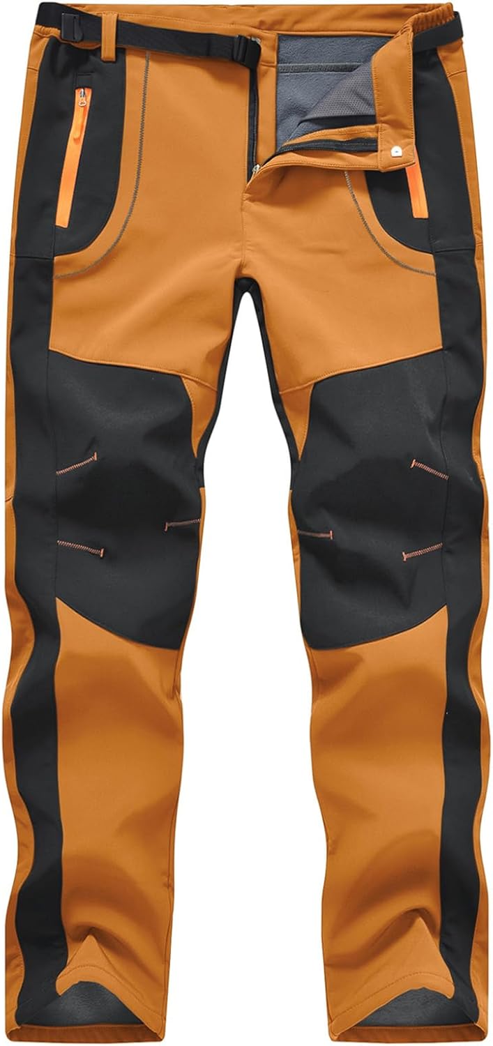 TBMPOY Men's Snow Ski Hiking Pants for Winter Activities