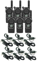 Motorola Solutions CLS1110 6-Pack Two-Way Radio UHF - Clear, Compact