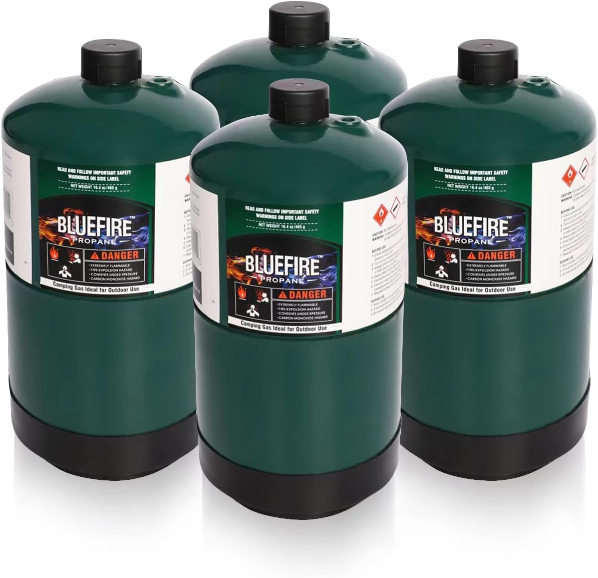 Hotdevil 16.4 oz Propane Cylinders 4-Pack: Ultimate Camping Convenience