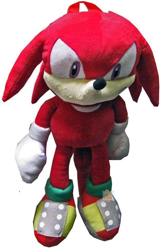 Sonic Knuckles Plush Backpack - 20 Inch