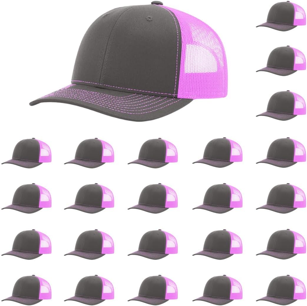 Richardson 112 Classic Six-Panel Adjustable Snapback Trucker Cap