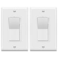 TOPGREENER Dimmer Light Switch 2-Pack - Smooth LED Dimming