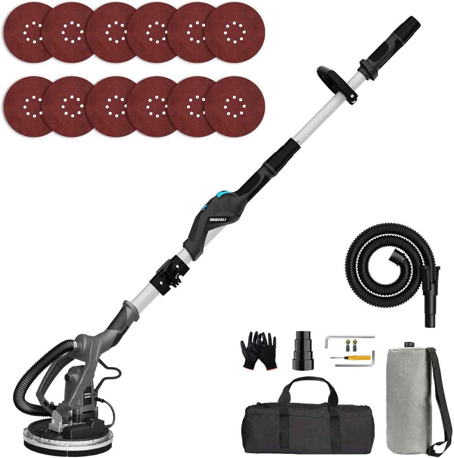 Drywall Sander with Vacuum for Effortless Ceiling Finishing
