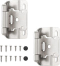 25 Pair 1/2 in Overlay Semi Partial Wrap Cabinet Hinges - Self Closing