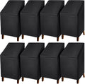 Moukeren 8 Pcs Black Outdoor Chair Cover for Patio Furniture