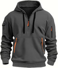 MANTORS Men's Fleece Hoodie: Cozy 1/4 Zip Pullover