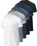 Workout Shirts for Men Moisture Wicking Athletic Gym Tee - Quick Dry