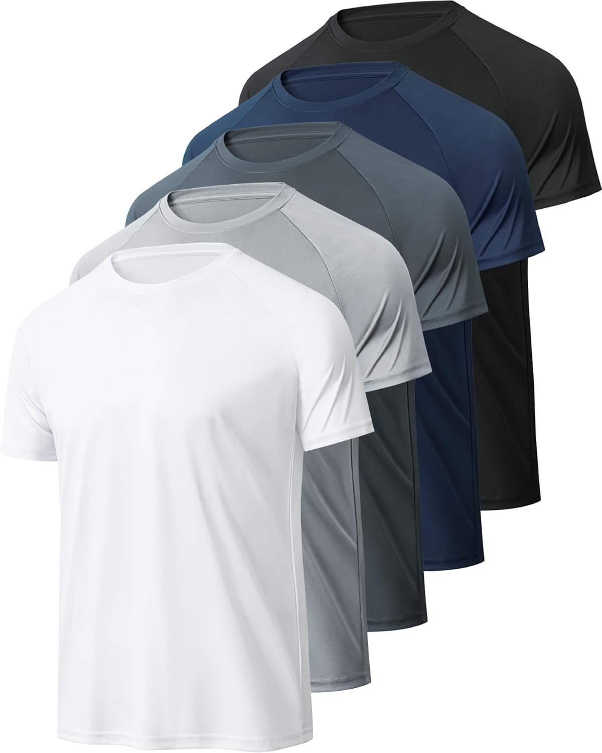 Moisture Wicking Quick Dry Workout Shirts for Men Performance