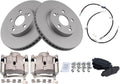 Front Brake Pad & Rotor Kit Semi-Metallic G-Coated - Complete Front