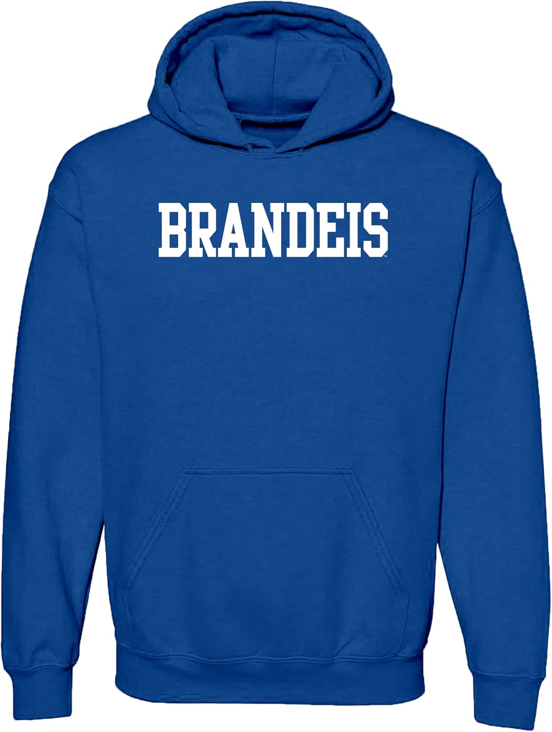 UGP Campus Apparel NCAA Basic Block Hoodie for Brandeis Fans
