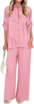 Two Piece Sets for Women Summer Outfits - Dressy Casual Lounge Set