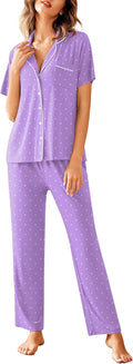 Avidlove Women Pajamas Set Notch Collar Soft Sleepwear - Cozy Comfy