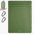 Double Sleeping Pad Inflatable Sleeping Mat - 5 in Thick Support
