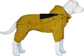 LOVELONGLONG Fleece-Lined Dog Raincoat for Cold Weather