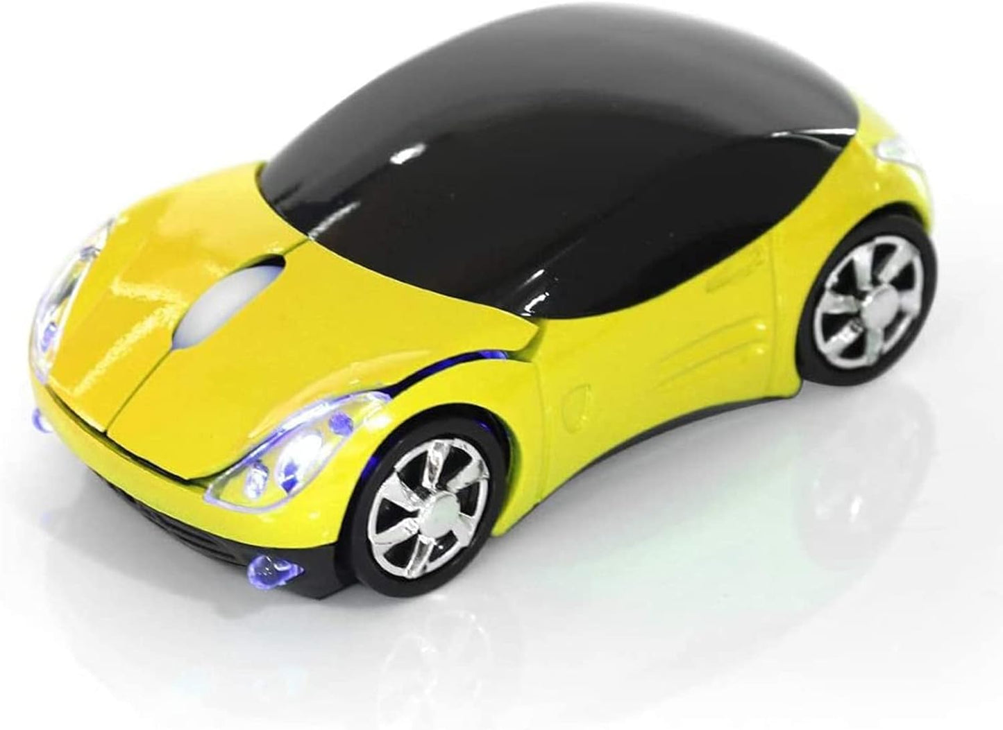 ASHATA Cute 2.4G Car Mouse - 1600 DPI Wireless Fun!