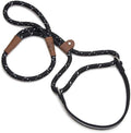 Martingale Dog Walker Leash & Collar Combo - Night Viz Black 1/2 in x