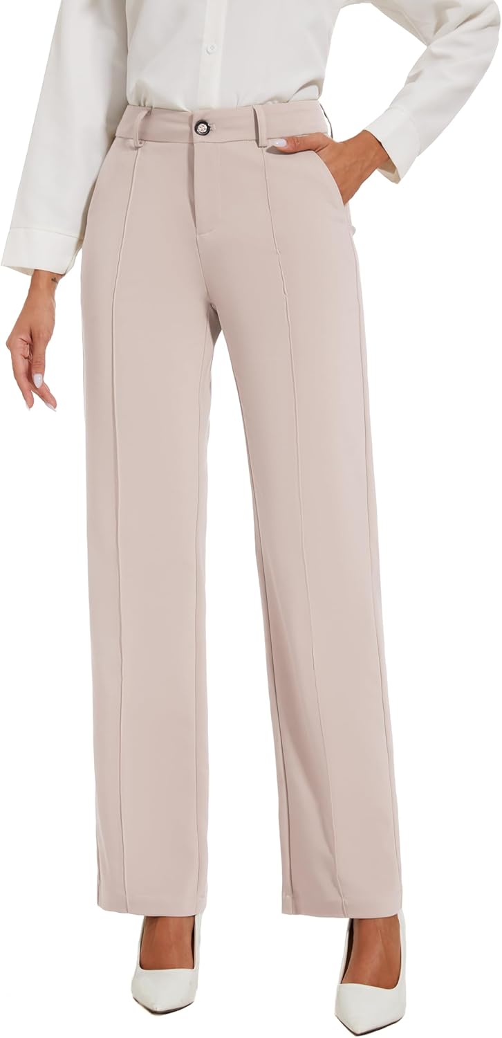 Womens Dress Pants Stretchy Business Casual Work Pants Slacks