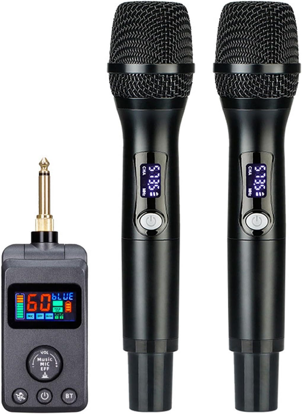 Rechargeable Dual Microphones for Karaoke Singing and Speech