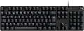 Black Aluminum Full-Size Mechanical Gaming Keyboard - Backlit