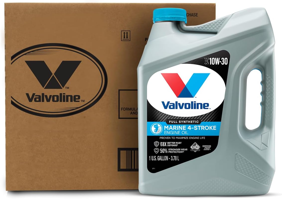 Valvoline 4-Stroke Marine Full Synthetic Engine Oil for Durability