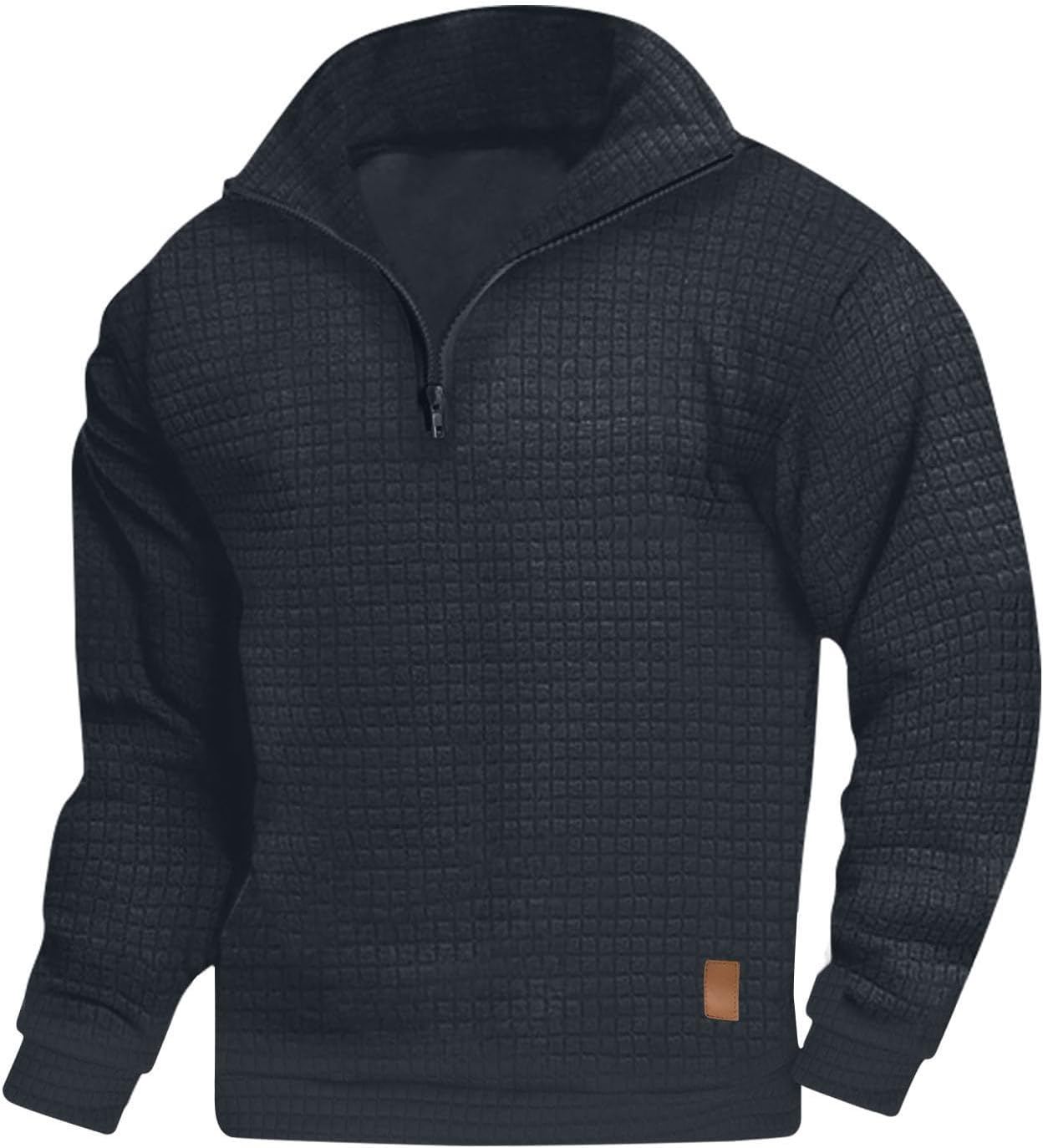DOLKFU Men's Cozy Waffle Hoodie