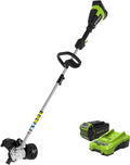 Greenworks 40V 8in Brushless Edger with USB Battery Included