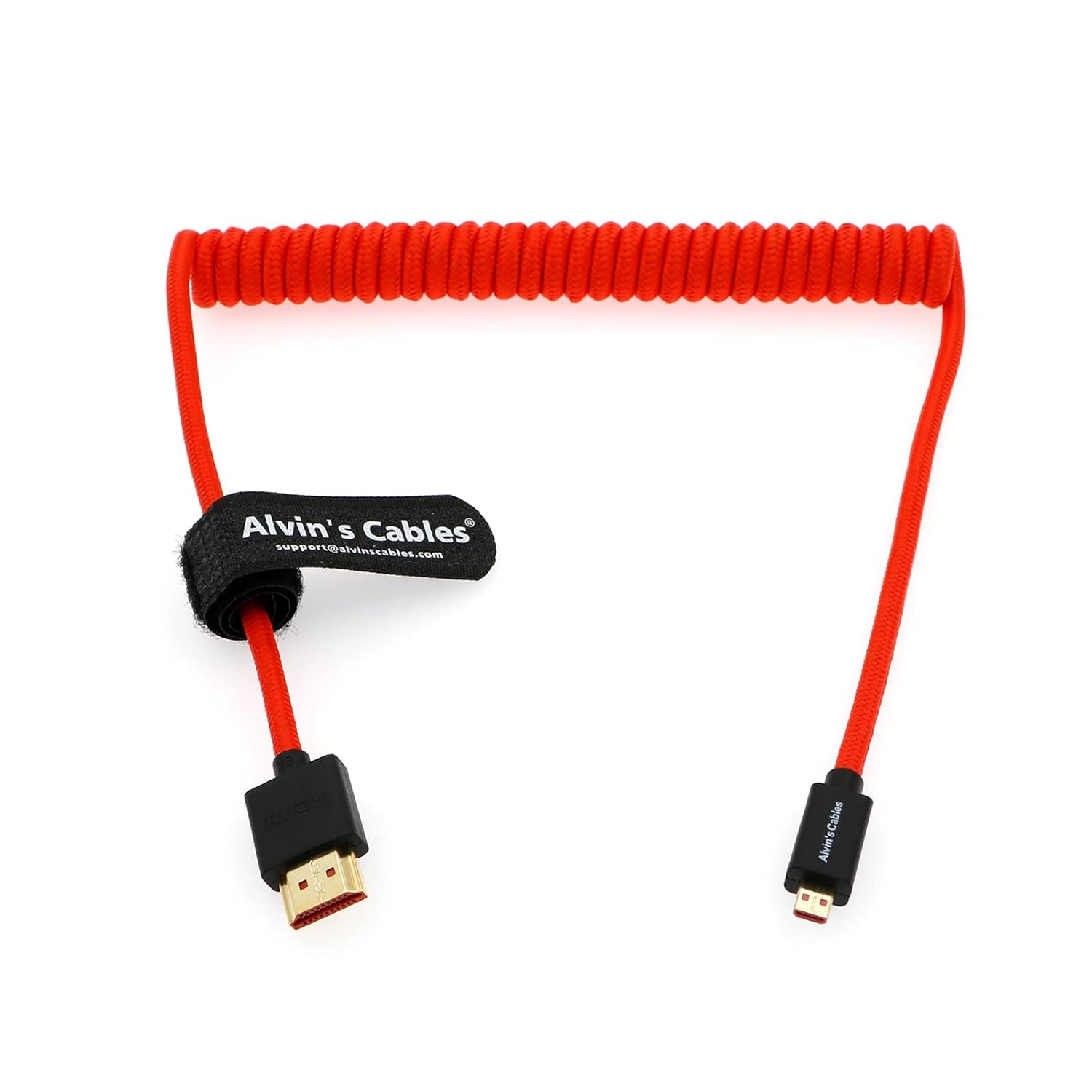 8K Micro-HDMI Coiled Cable for Atomos Ninja-V