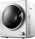 COSTWAY Portable Stainless Steel Laundry Dryer with 4 Drying Modes
