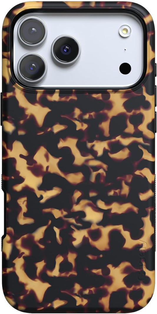 Casely iPhone 17 Pro Case - Shell Shocked Tortoise Print Design