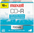 Maxell 648200 CD-R Discs 700MB 48x 100-Pack - Reliable Backup Media
