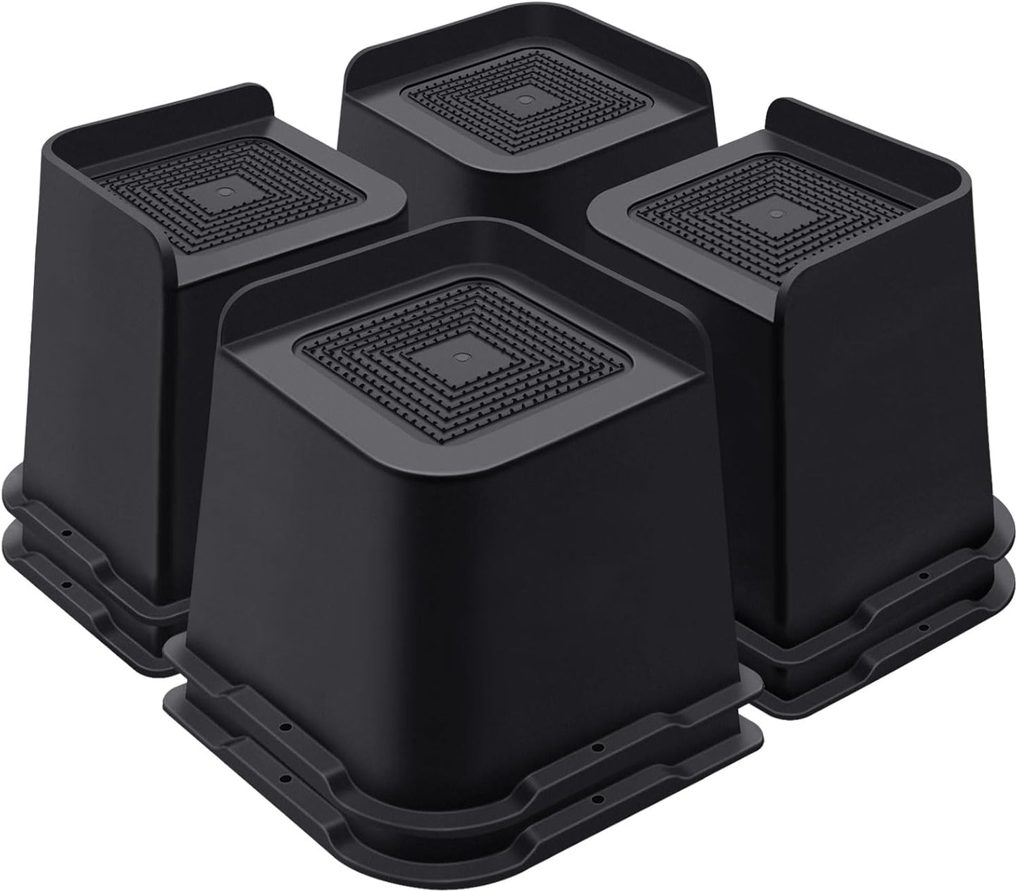Bed Risers 5 Inch Heavy Duty for Furniture Support and Stability
