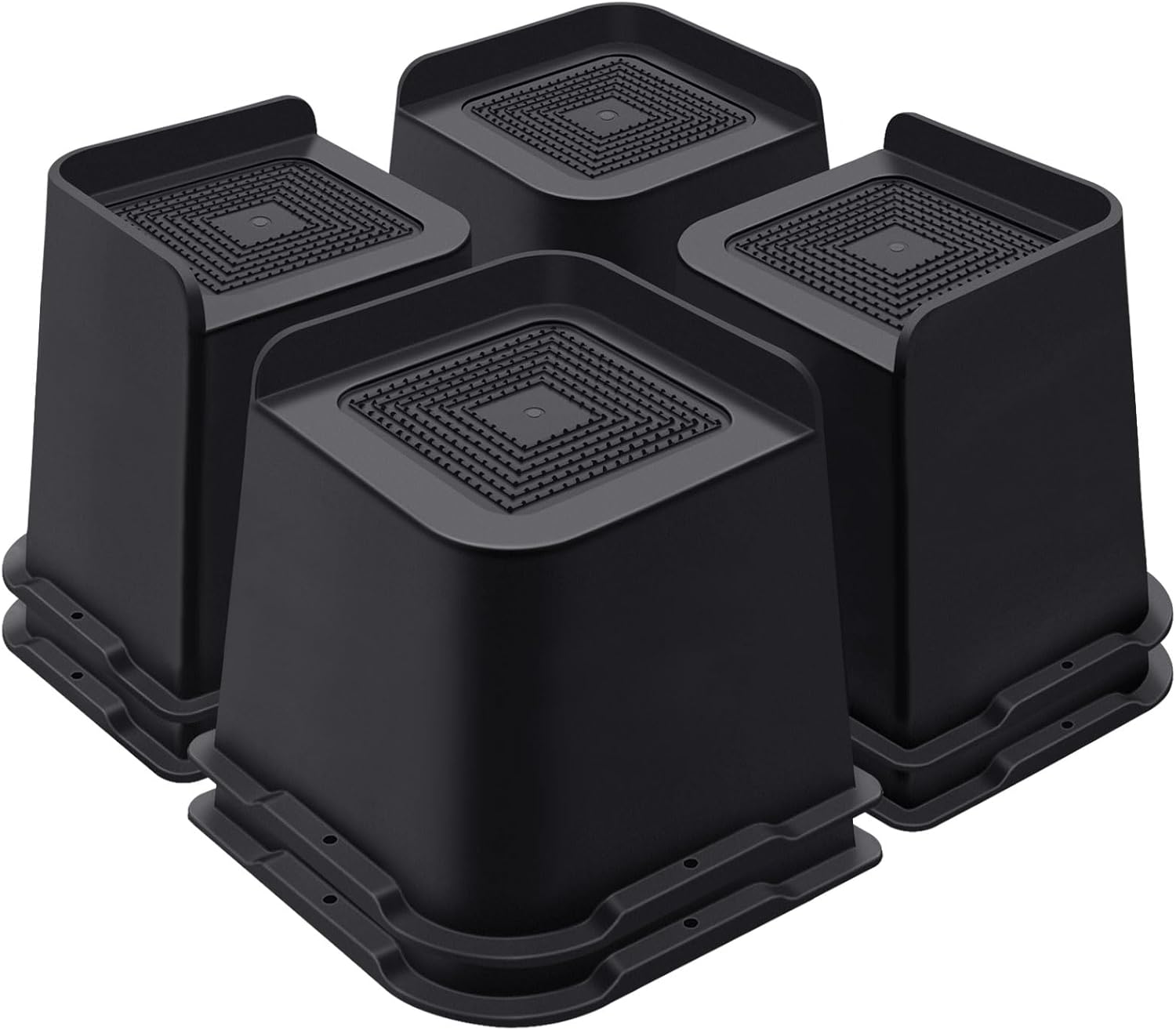 Bed Risers 5 Inch Heavy Duty for Furniture Support and Stability