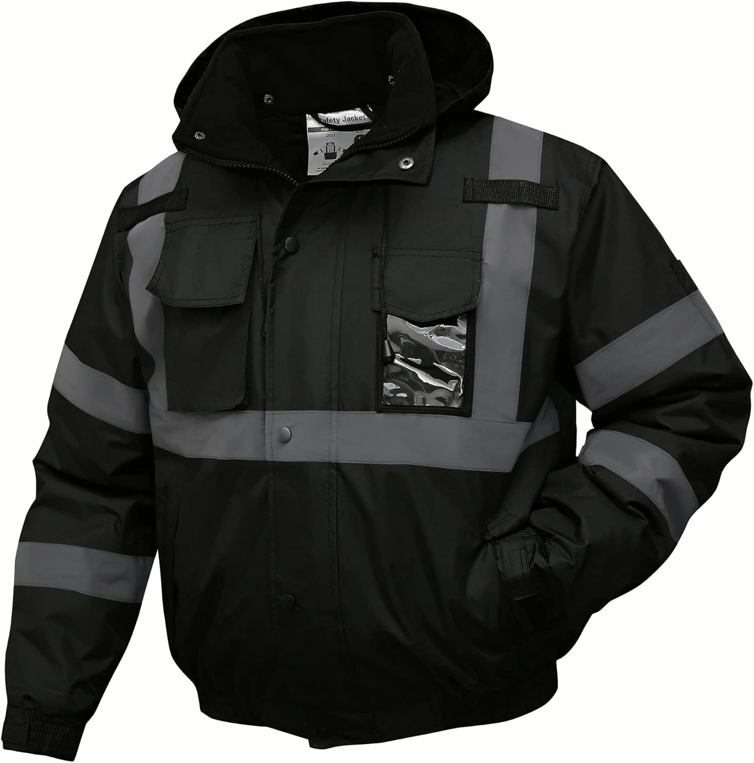 High Visibility Reflective Jackets for Men - Waterproof Safety Gear