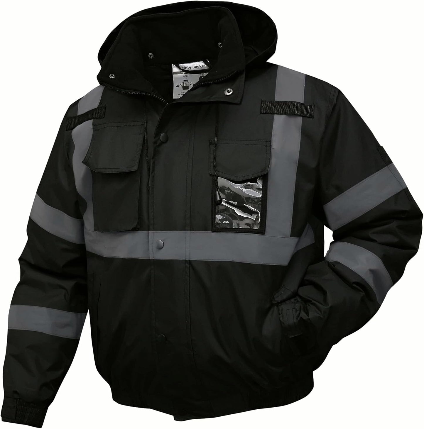 High Visibility Reflective Jackets for Men - Waterproof Safety Gear