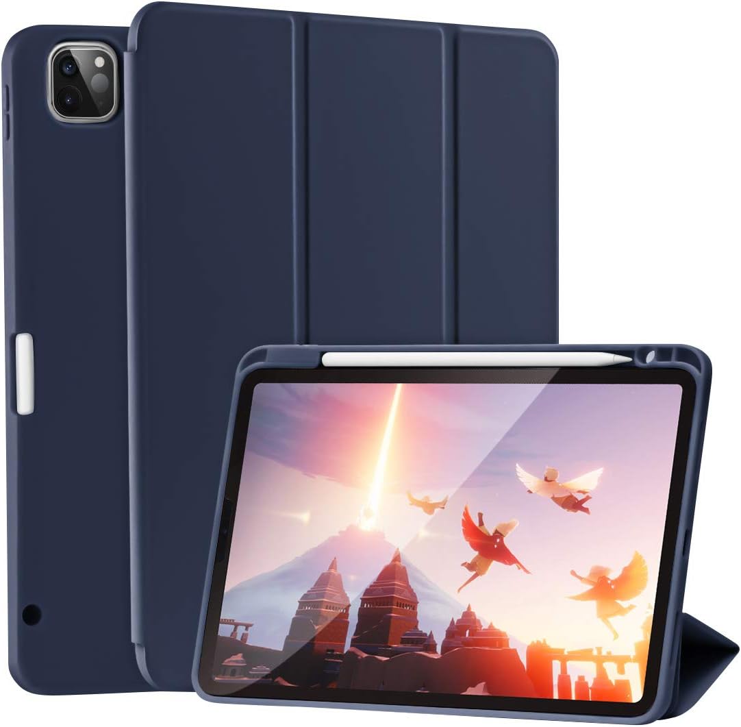 SIWENGDE iPad Pro 12.9 Case with Pencil Holder and Stand