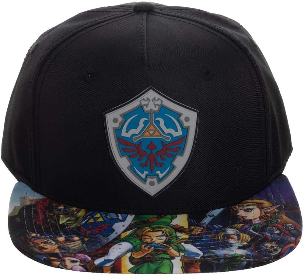 Zelda Black Sublimated Print Hat by Bioworld