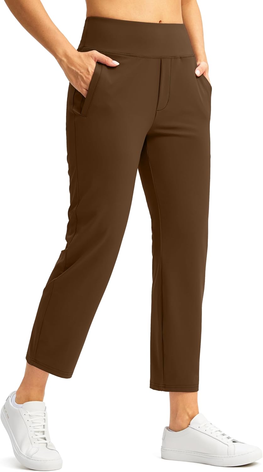 SANTINY Women's 7/8 High Waisted Stretch Ankle Pants Review