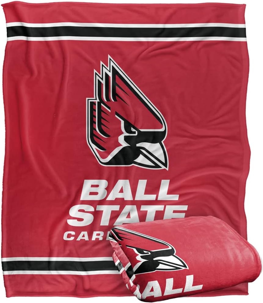 Ball State University Primary Logo Silky Touch Throw Blanket