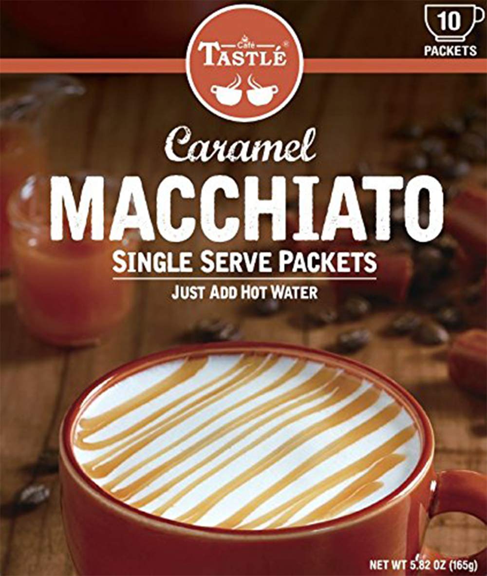 Cafe Tastle Single Serve Coffee Caramel Macchiato 120 Count Pack