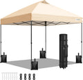 10x10ft Pop Up Canopy Tent - Easy Setup Outdoor Shelter
