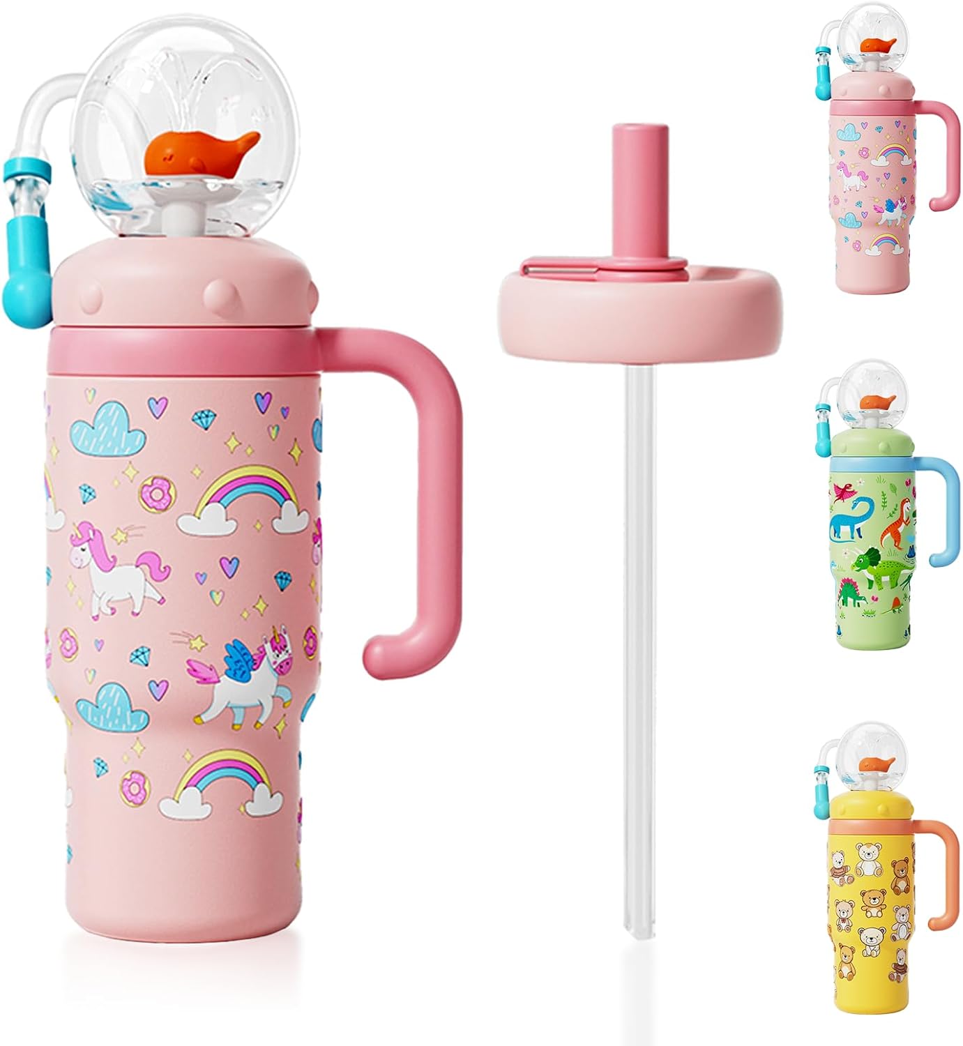 VICSPORT Whale Fountain Tumbler: Fun Hydration for All Ages